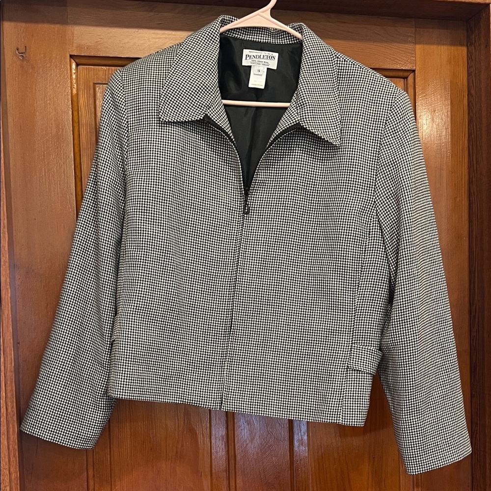 Pendleton Houndstooth Jacket - image 1